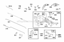Control Bracket Assembly Diagram and Parts List for  Briggs and Stratton Engine
